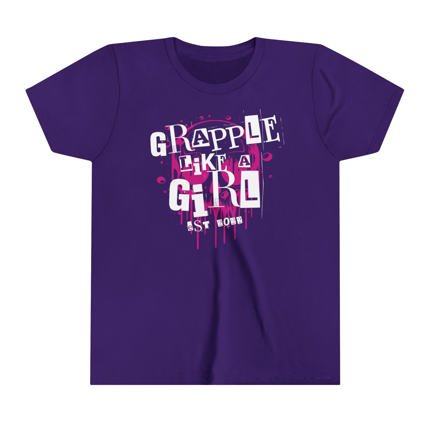 BJJ Youth Girls Short Sleeve Tee Grapple Like a Girl