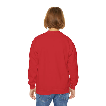 Grapple Like A Girl Youth Crewneck Sweatshirt - Skull