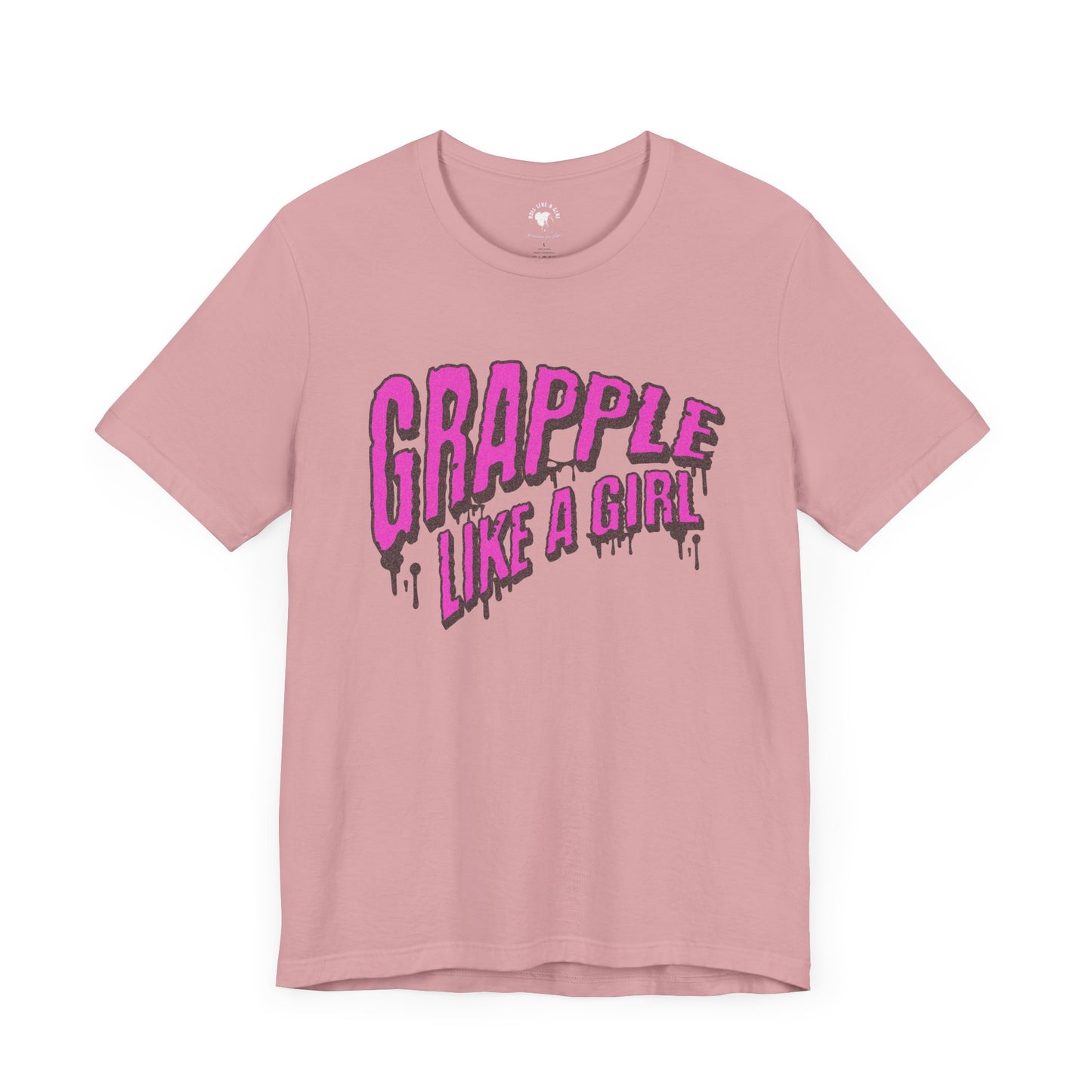 Women's Grapple like a Girl Slime Jiu Jitsu T-shirt