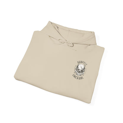 Grapple like a Girl Jiu Jitsu Hoodie - choke, tap, repeat