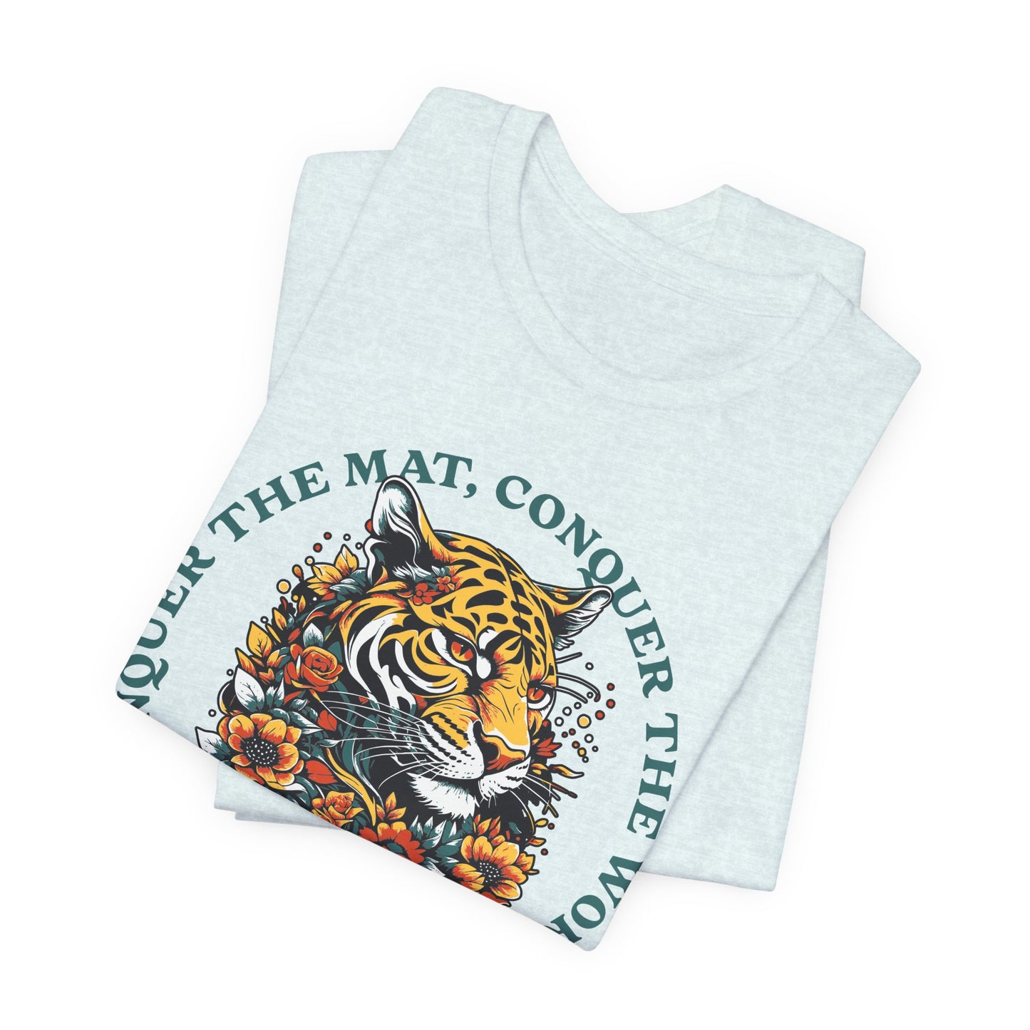Womens BJJ Conquer to Mats Jiu Jitsu T-shirt