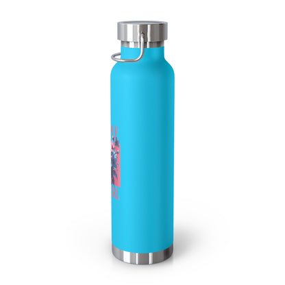 Grapple like a Girl Water Bottle 22oz - Cherry Blossoms