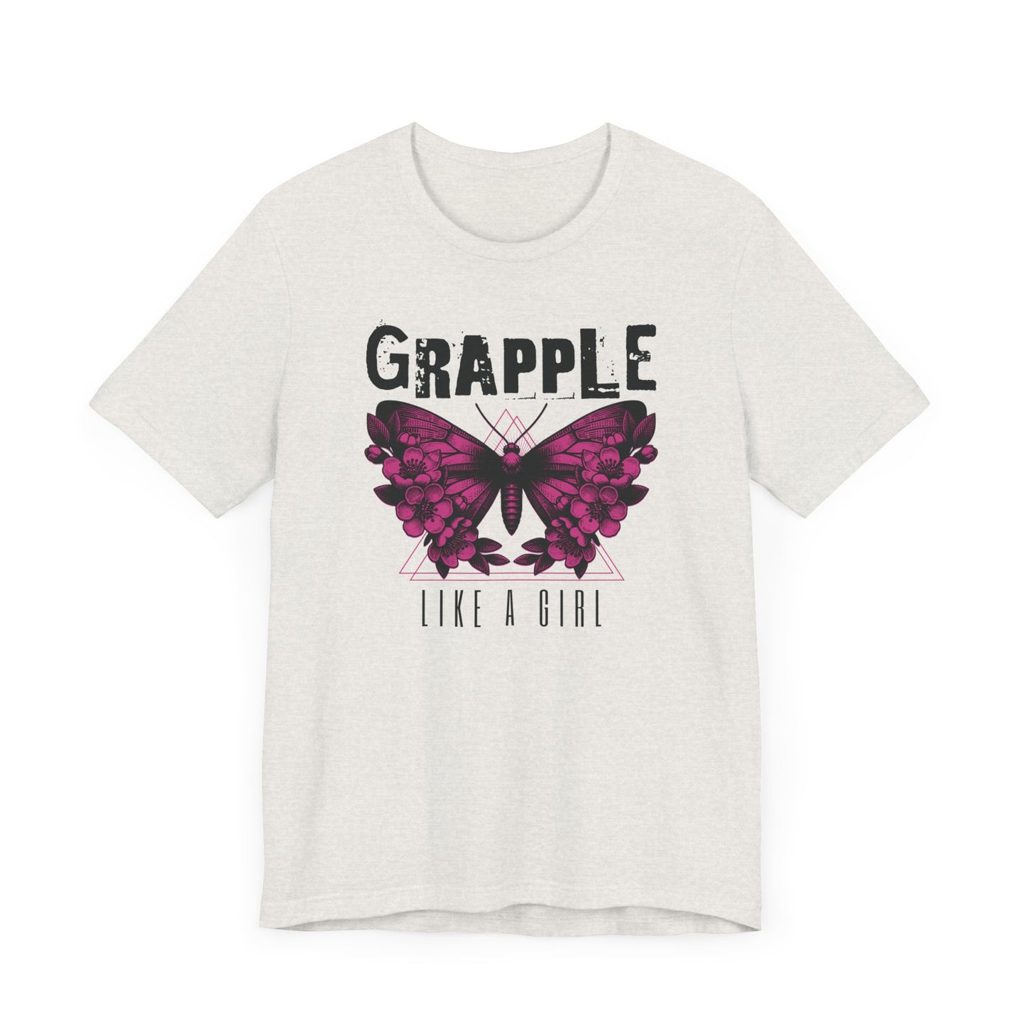 Grapple like a Girl Moth Women's BJJ Jiu Jitsu T-Shirt