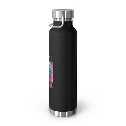 Grapple like a Girl Water Bottle 22oz - Cherry Blossoms