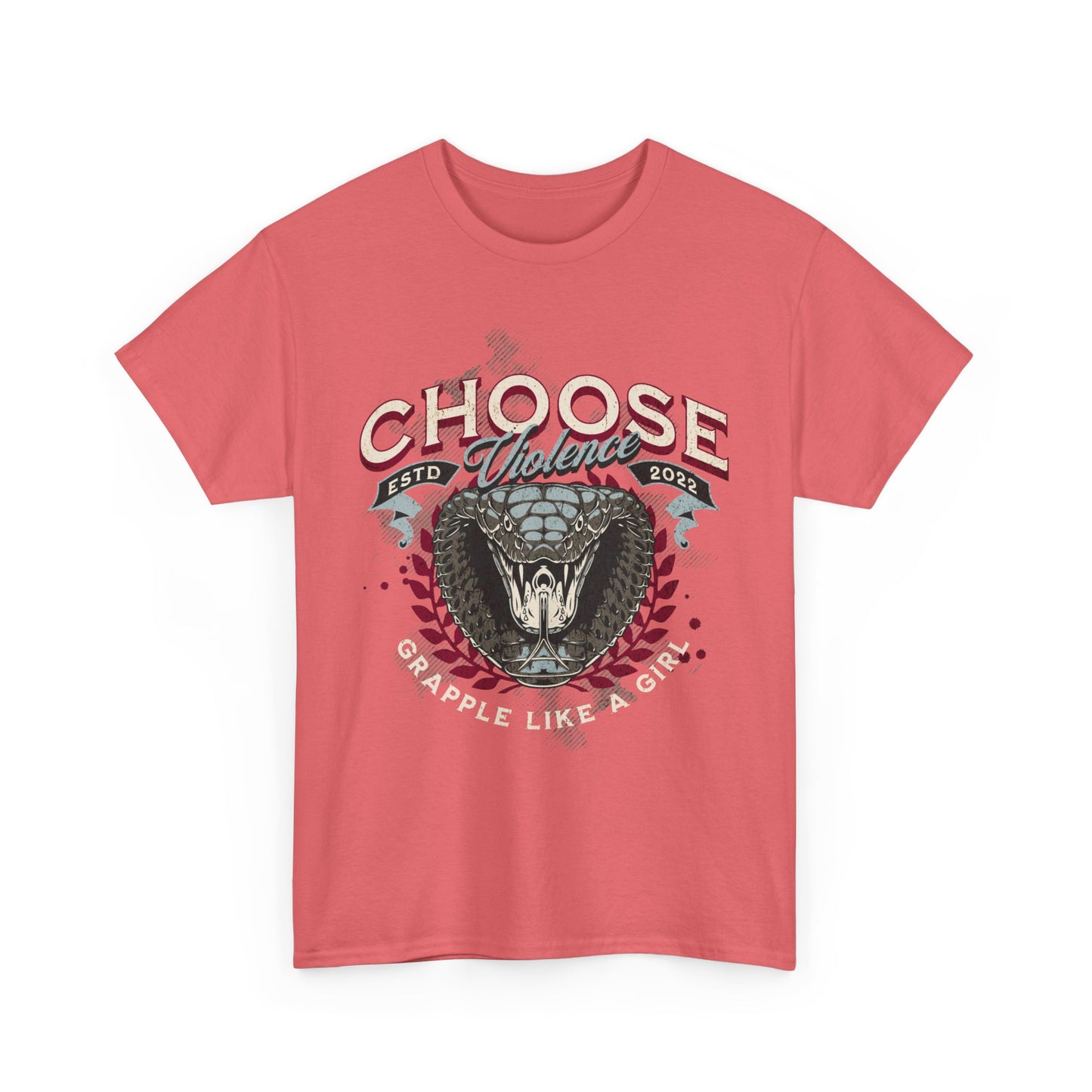 Women's Jiu Jitsu T-Shirt - Choose Violence Cobra