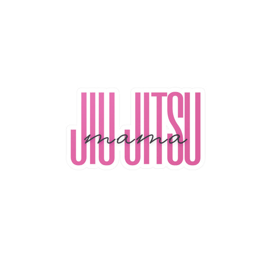Jiu Jitsu Mama BJJ Kiss Cut Vinyl Sticker Jiu Jitsu Moms