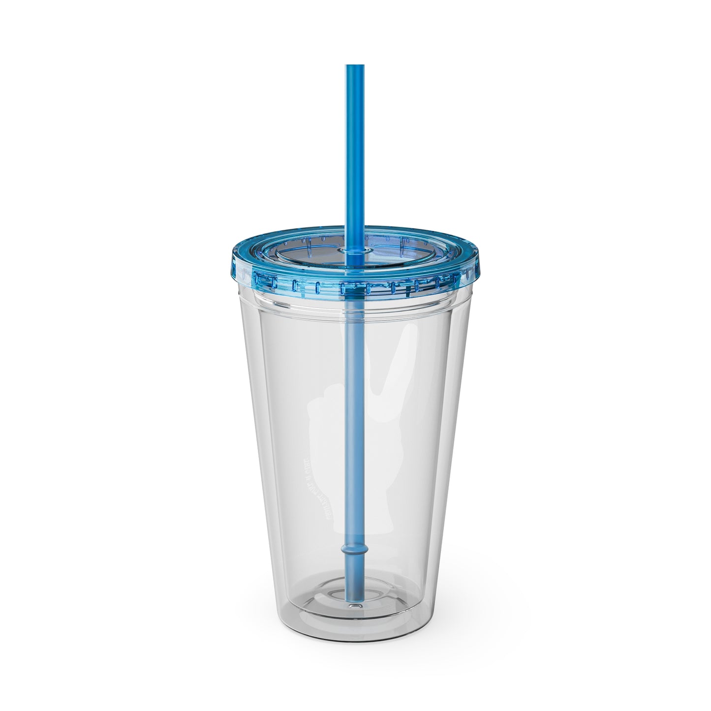 Submission Peace Sign BJJ Jiu Jitsu Acrylic Tumbler w/ Straw