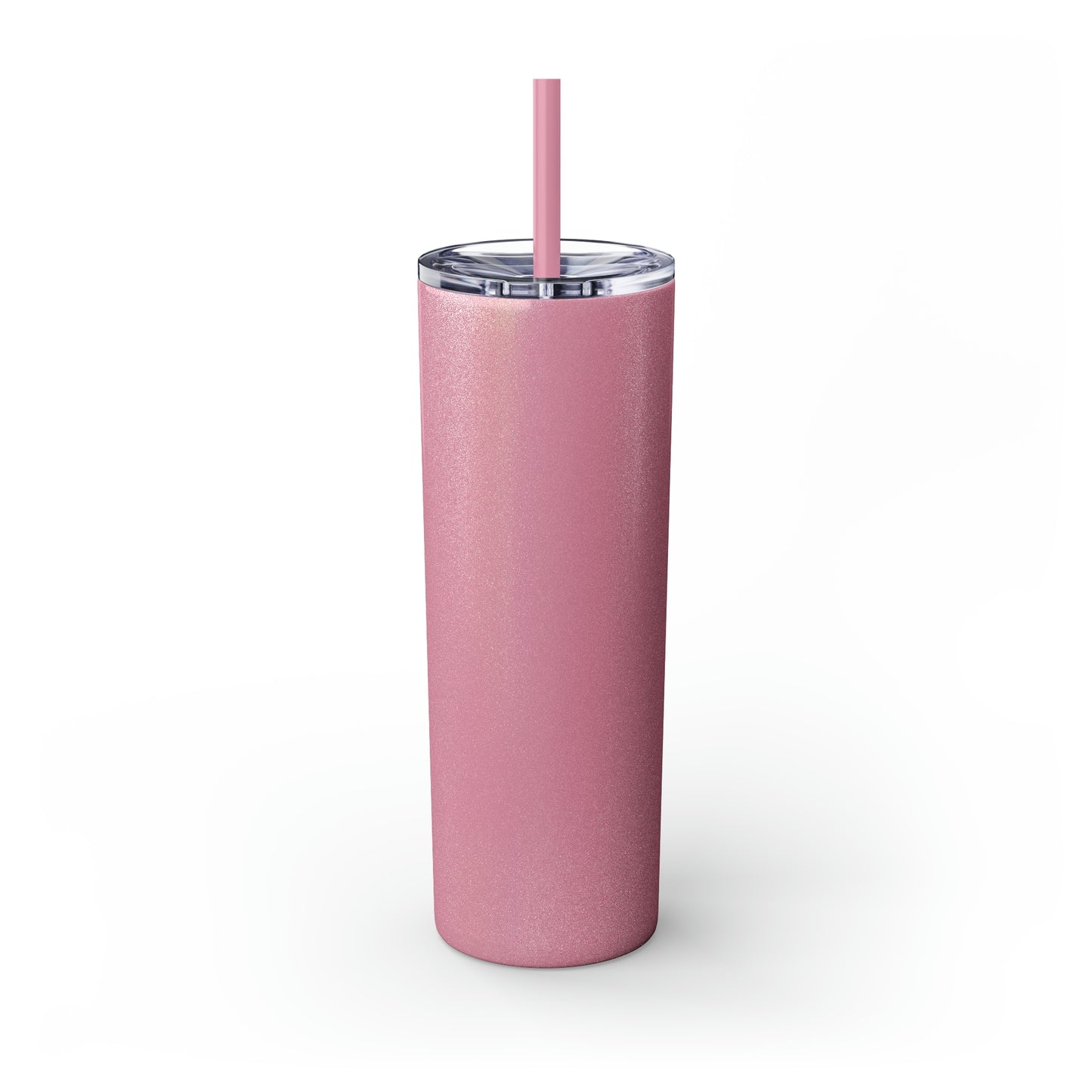 Conquer the Mats, Conquer the World Skinny Tumbler with Straw, 20oz