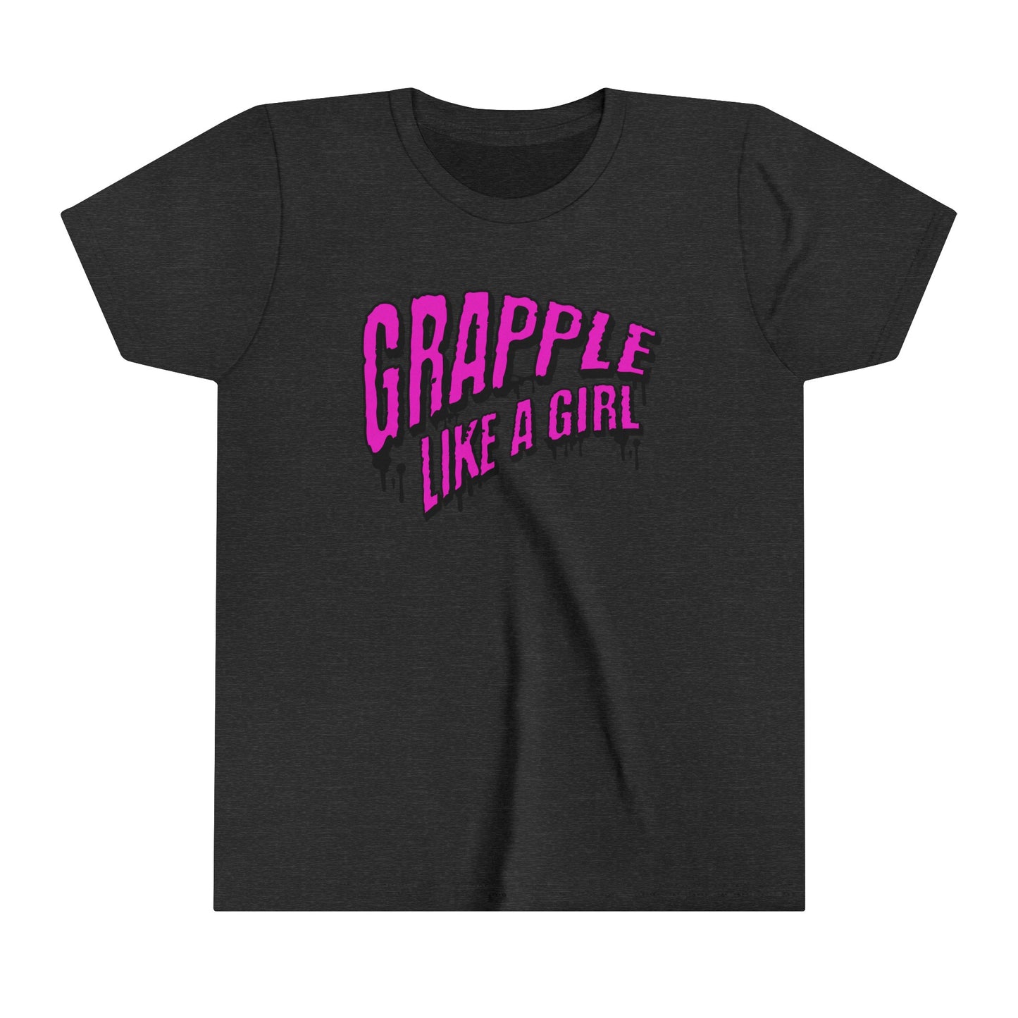 Grapple like a Girl Slime Youth Short Sleeve Tee