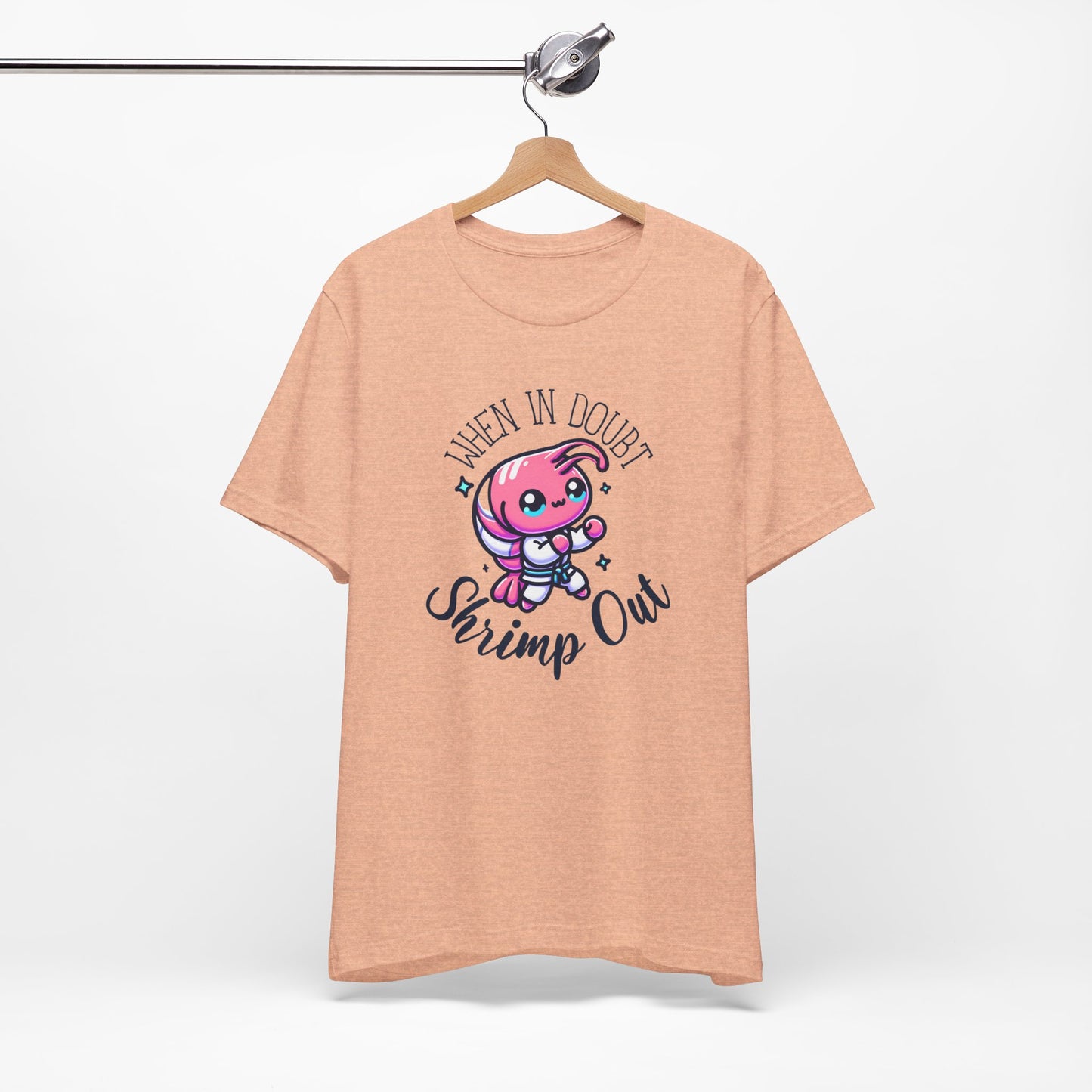 Jiu Jitsu When in Doubt Shrimp Out Female BJJ T-Shirt