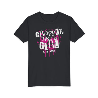 BJJ Youth Girls Short Sleeve Tee Grapple Like a Girl