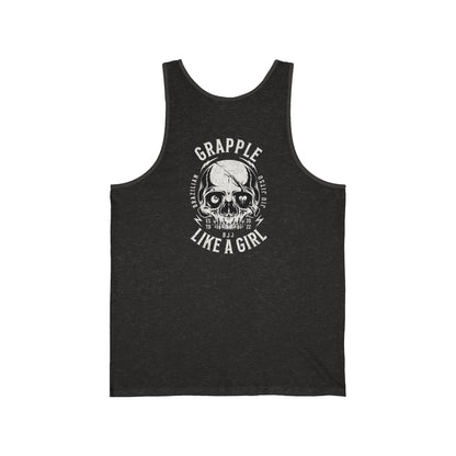 Grapple like a Girl Unisex Fit Jersey Tank - Just Stand Up.