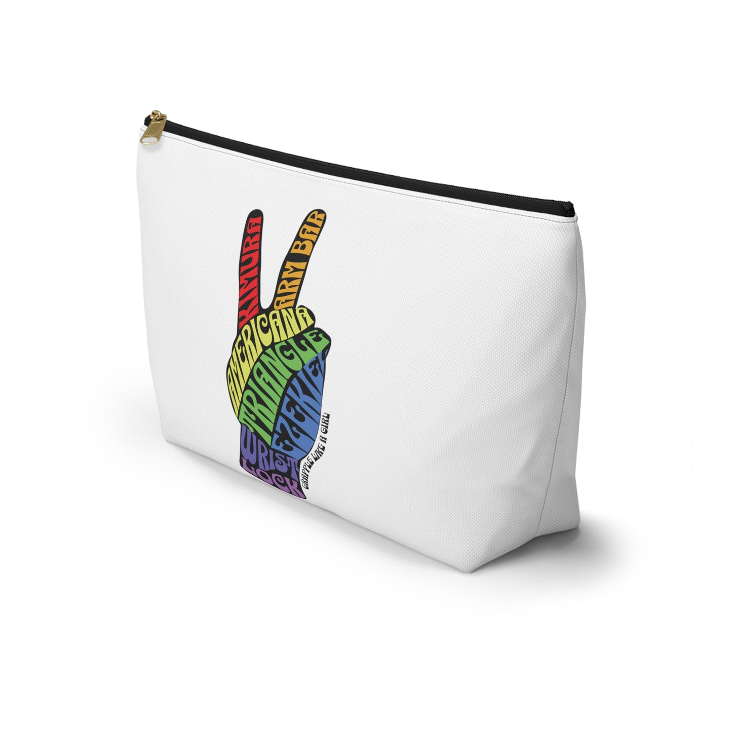 BJJ Peace Sign Jiu Jitsu Submission Multipurpose Makeup Bag