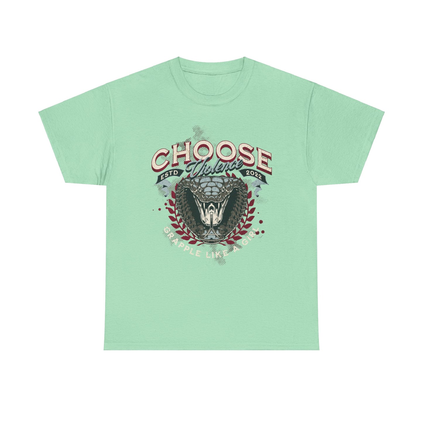 Women's Jiu Jitsu T-Shirt - Choose Violence Cobra