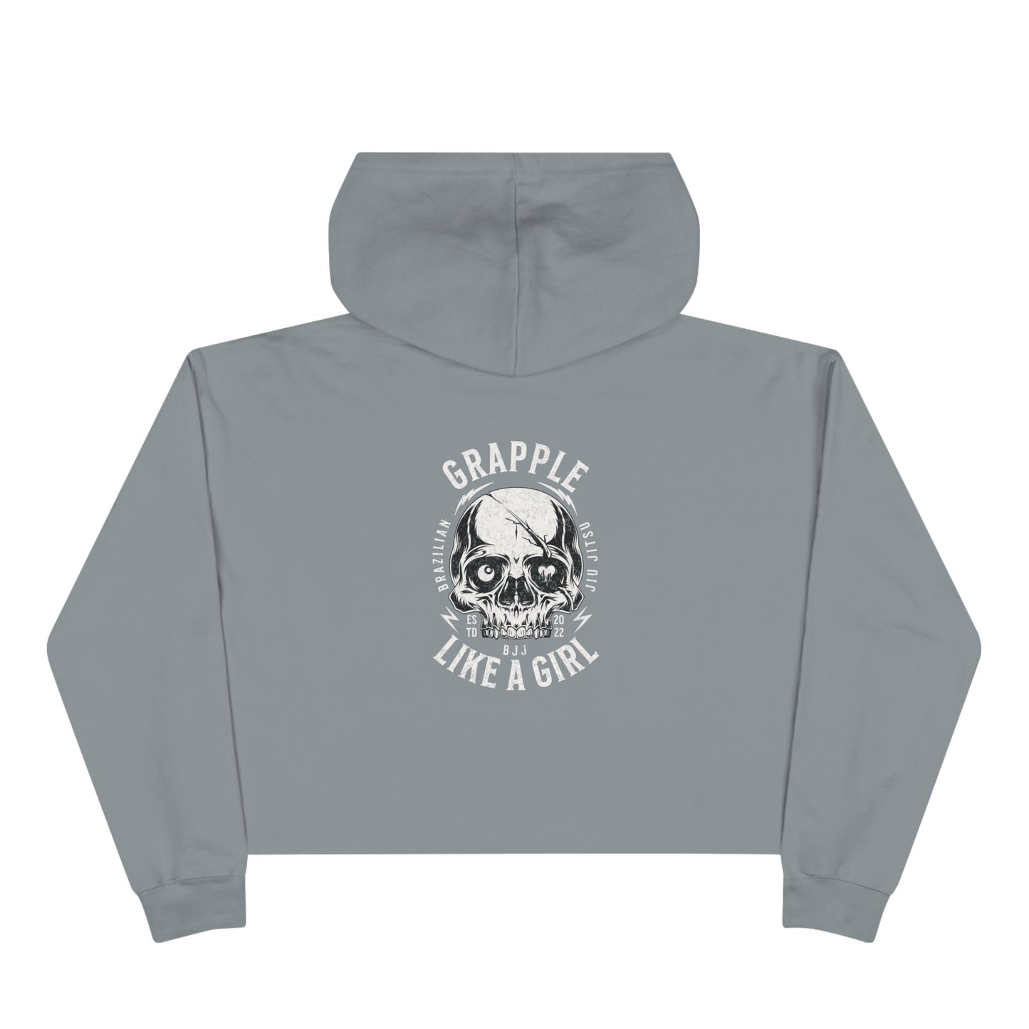 Grapple like a Girl Cropped Hoodie - Violent little thing