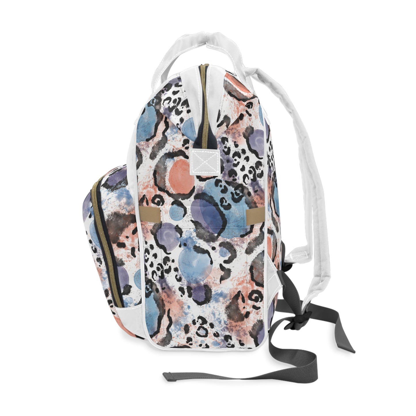 Grapple like a Girl Backpack - Watercolor Animal Print