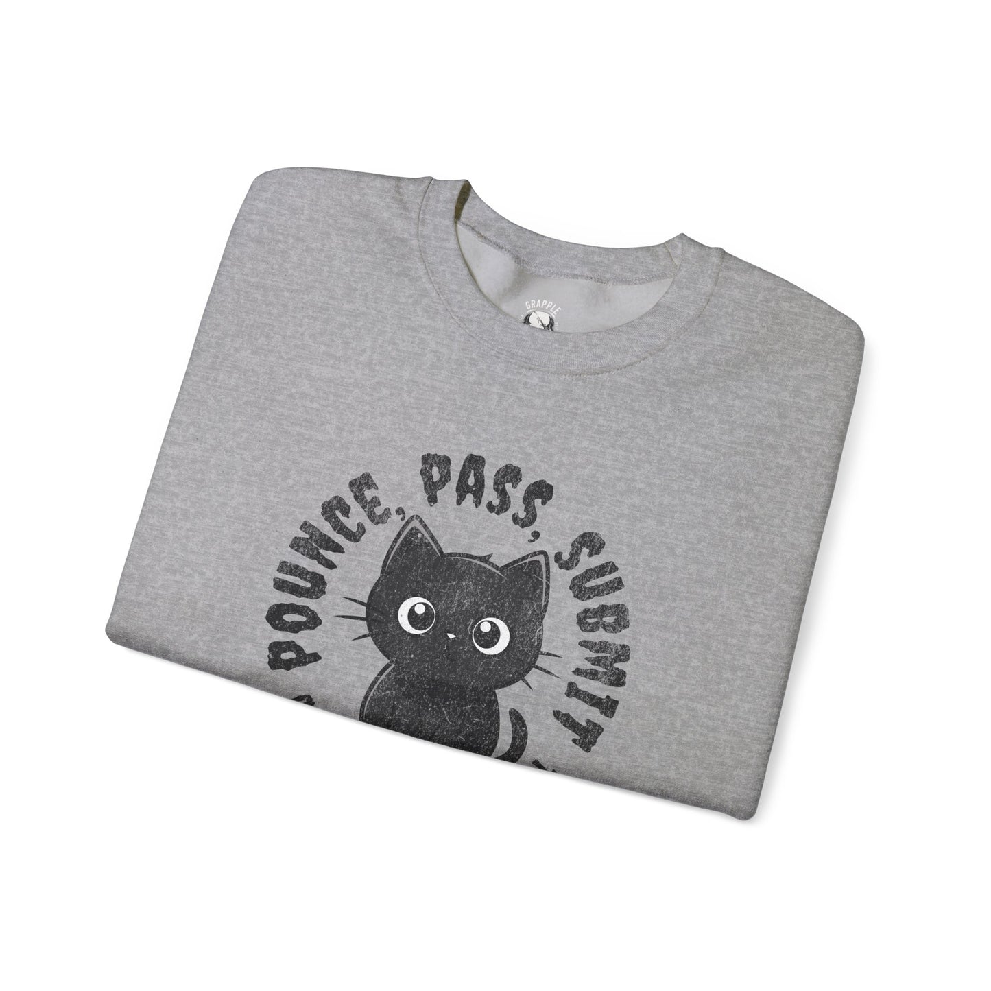 BJJ Women's Sweater Crewneck Sweater - Pounce, Pass, Submit *Limited Edition*
