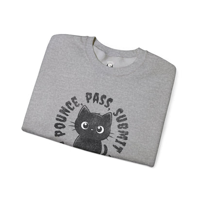 BJJ Women's Sweater Crewneck Sweater - Pounce, Pass, Submit *Limited Edition*