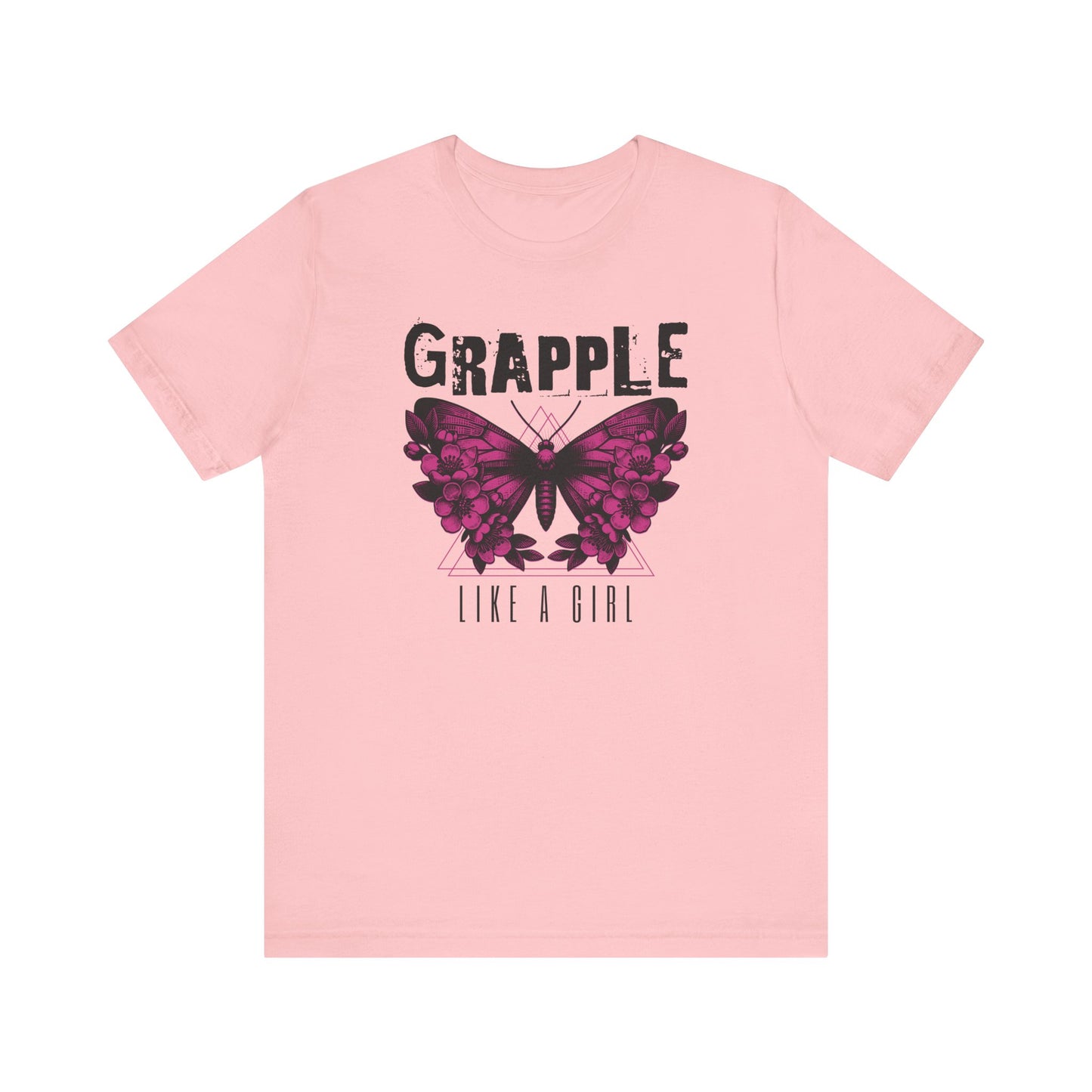 Grapple like a Girl Moth Women's BJJ Jiu Jitsu T-Shirt