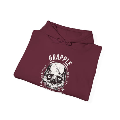 Women's Grapple like a Girl BJJ Hoodie - Skull Logo