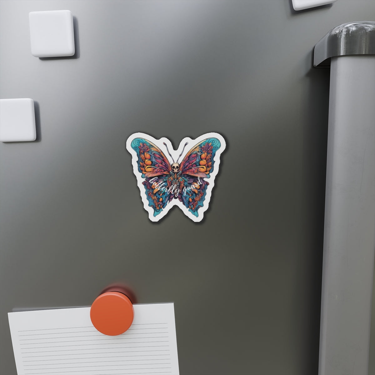 Butterfly Guard Die Cut Magnet