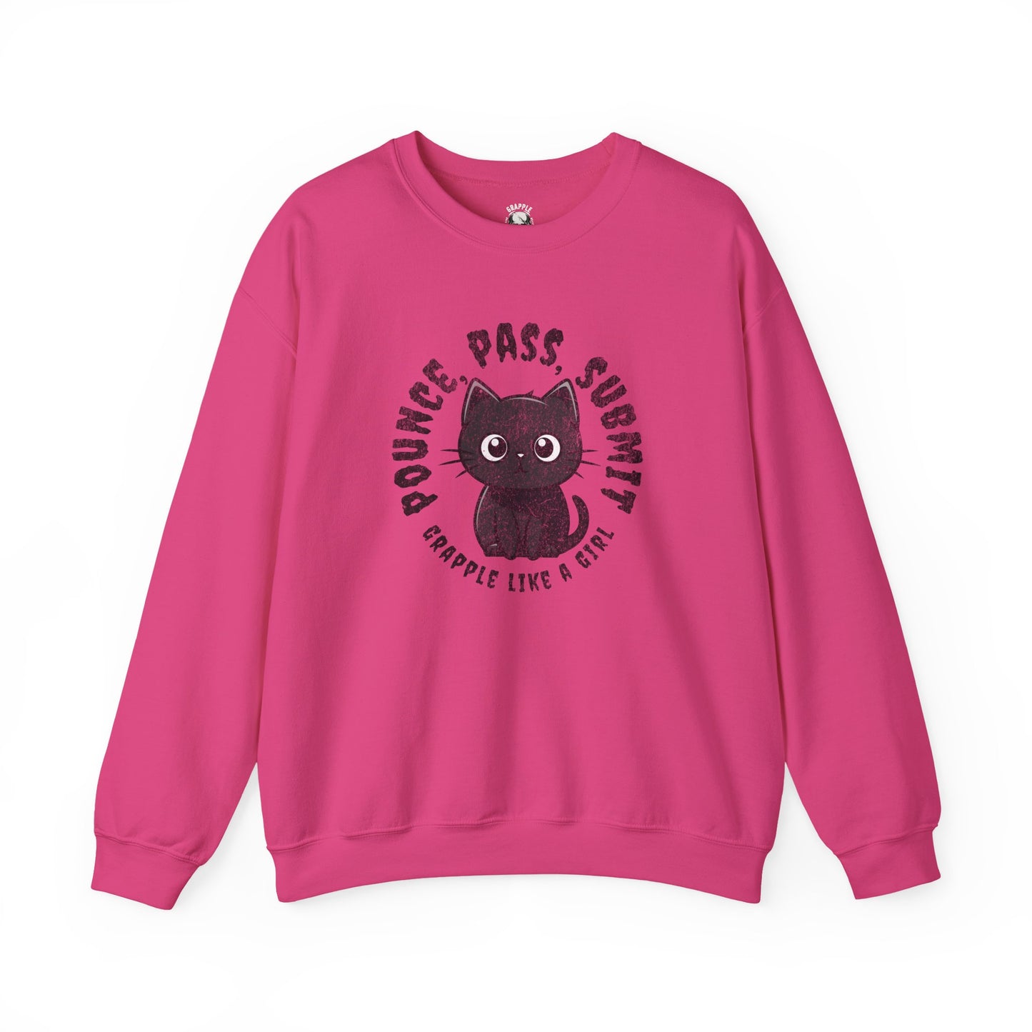 BJJ Women's Sweater Crewneck Sweater - Pounce, Pass, Submit *Limited Edition*