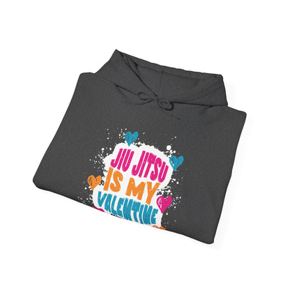Grapple like a Girl Jiu Jitsu Hoodie - Jiu Jitsu is my Valentine