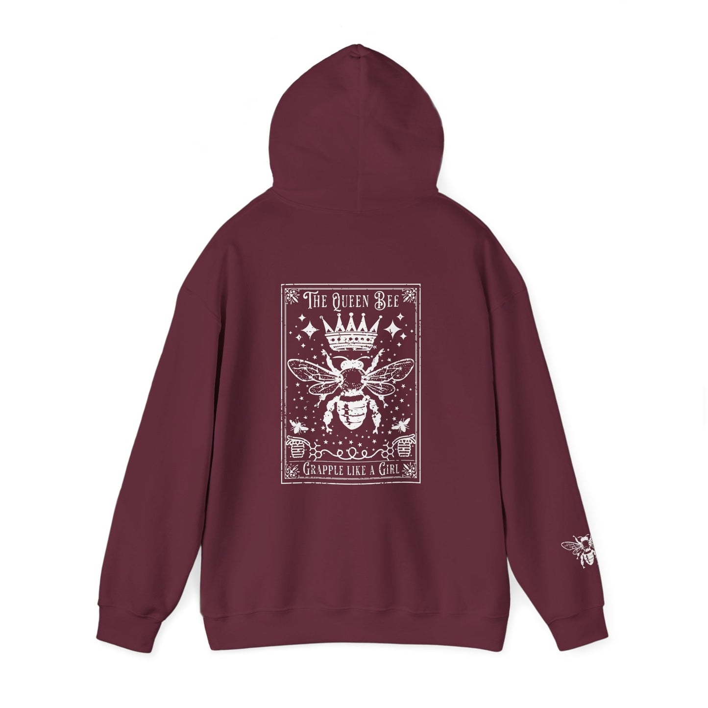Women's Grapple like a Girl BJJ Hoodie - Queen Bee