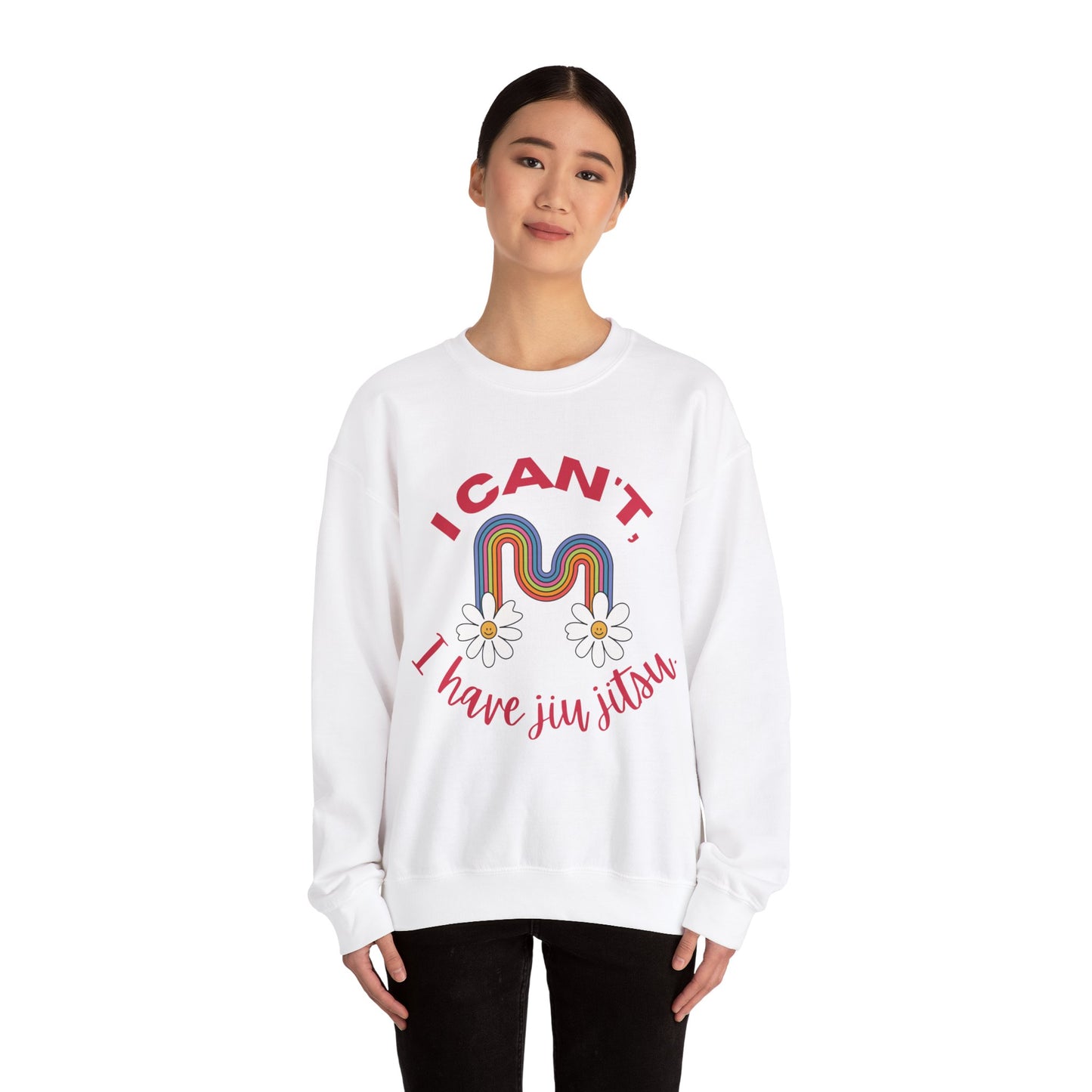 Women's BJJ I Can't, I have Jiu Jitsu Crewneck Sweater