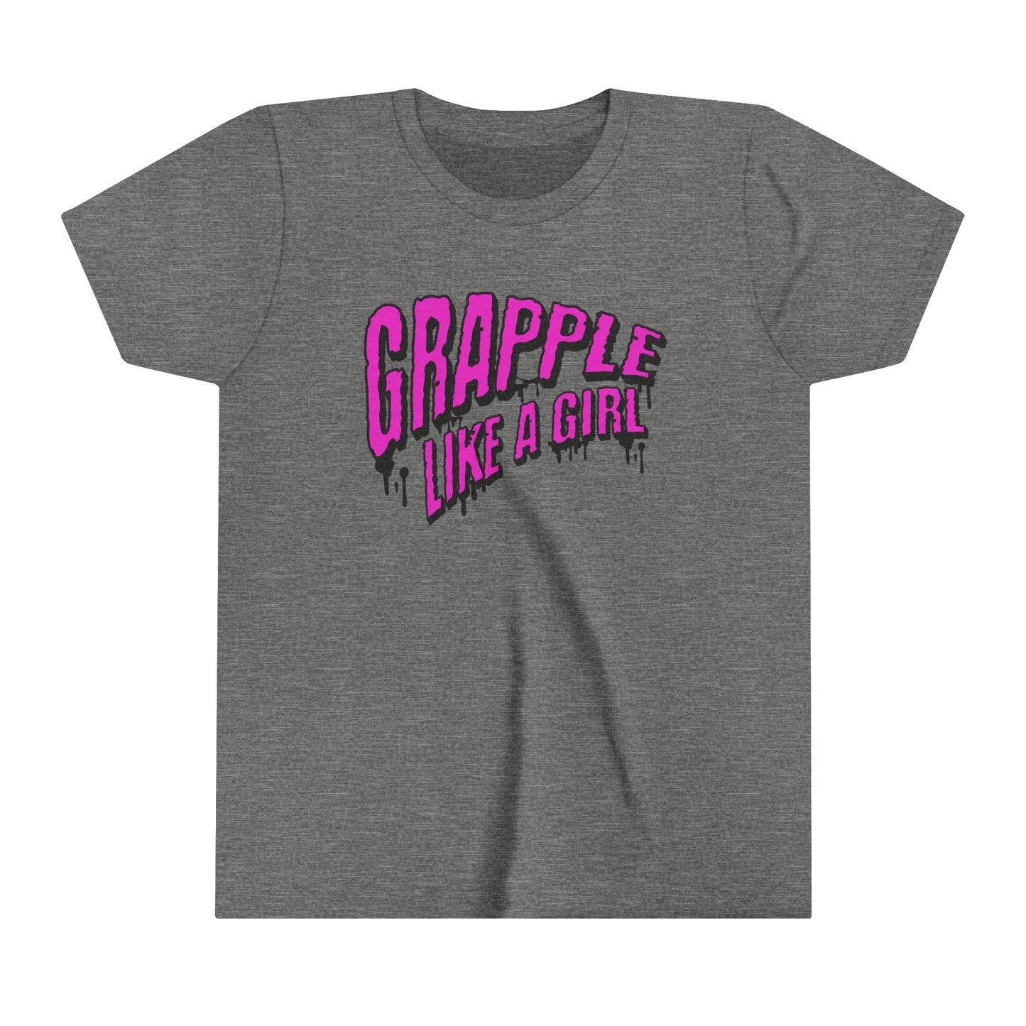 Grapple like a Girl Slime Youth Short Sleeve Tee