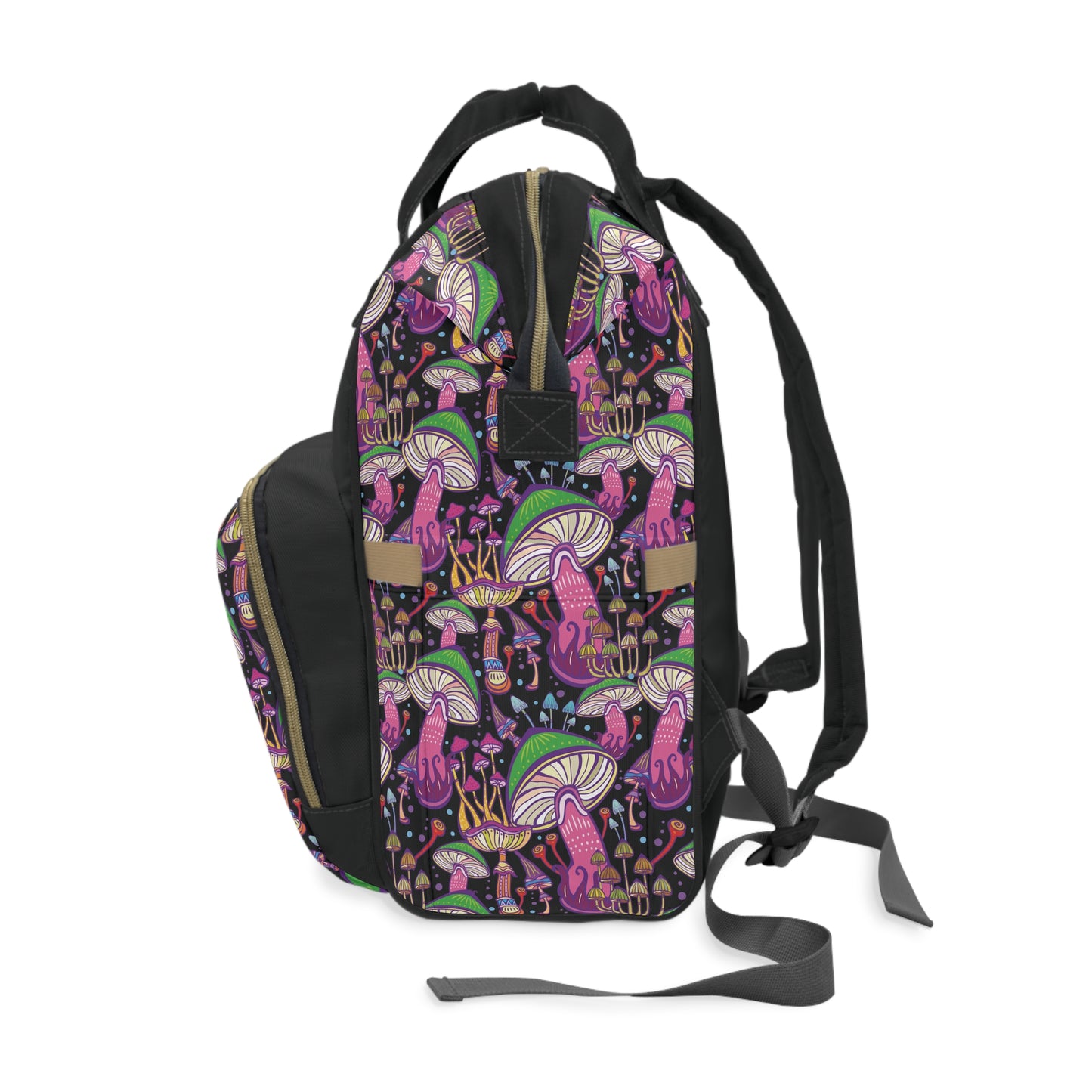 Women's Grapple like a Girl Jiu Jitsu Gear Backpack - Mushroom Pattern