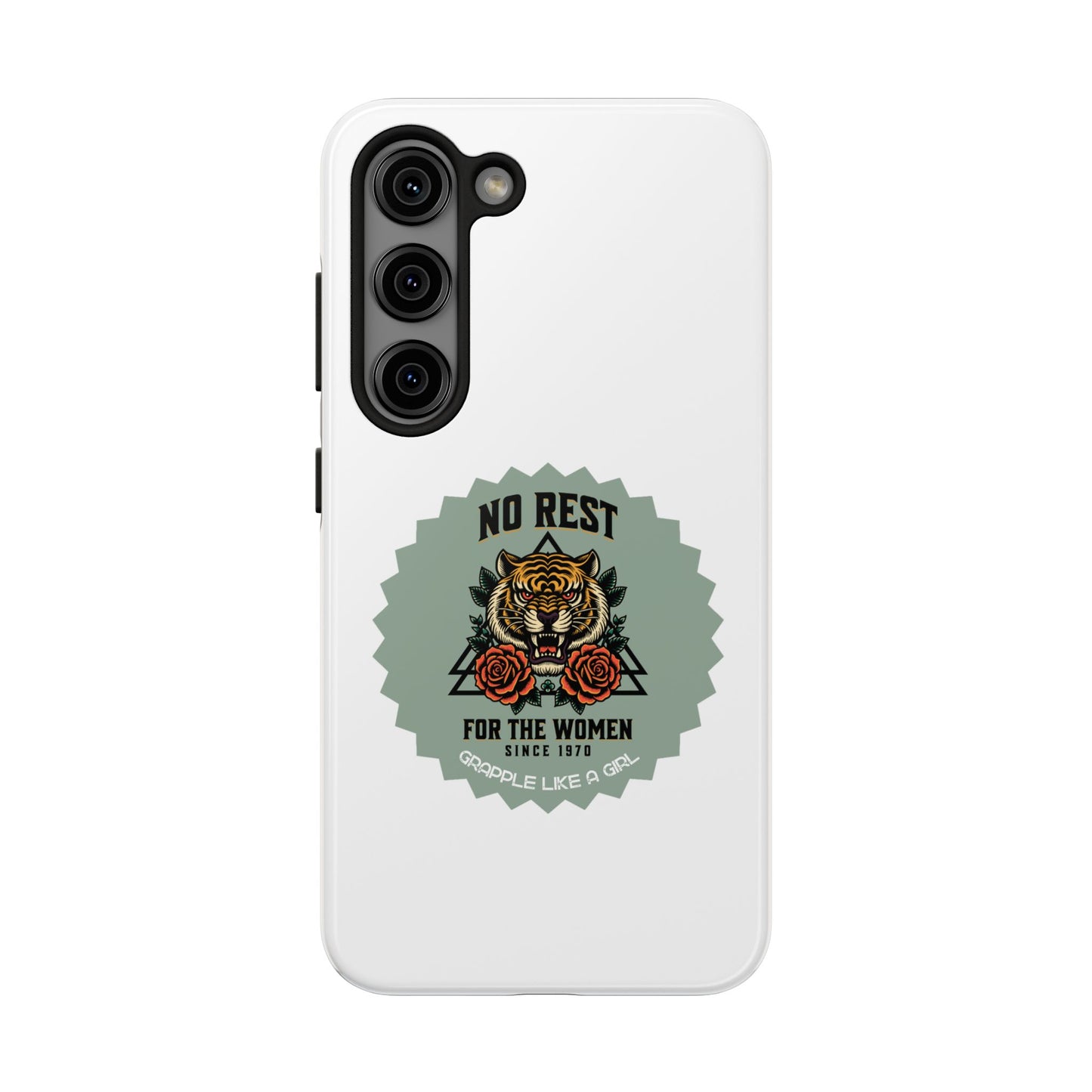 Women's BJJ No Rest for the Women Tough iPhone Cases