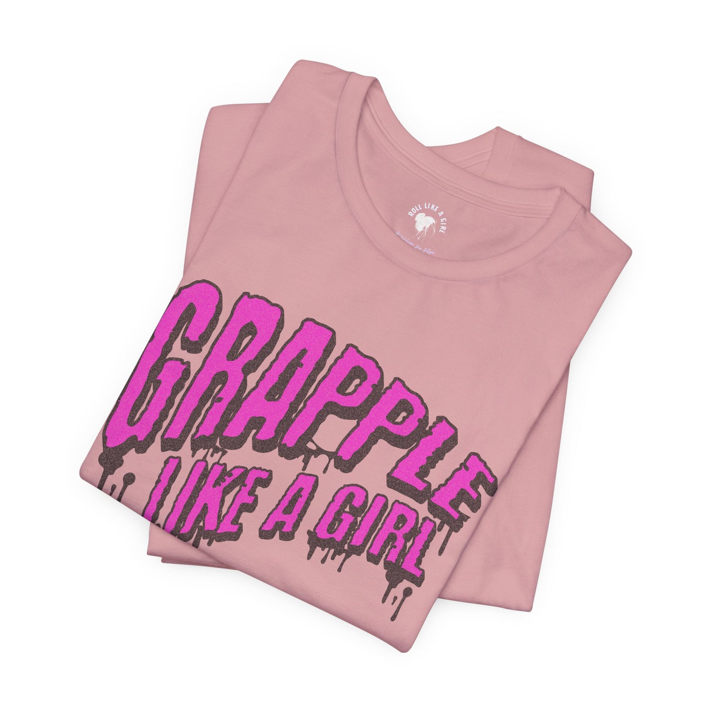 Women's Grapple like a Girl Slime Jiu Jitsu T-shirt