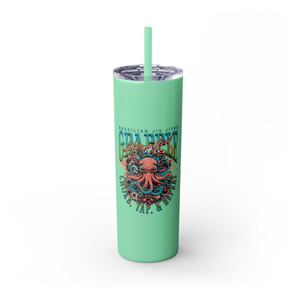 Choke, Tap, & Repeat Octopus Skinny Tumbler with Straw, 20oz