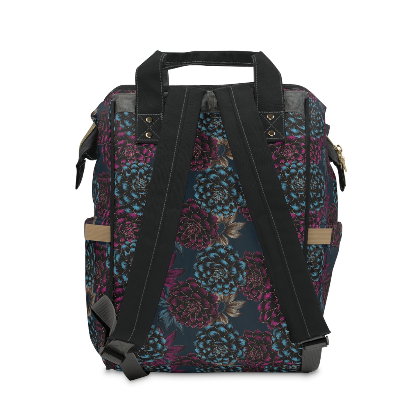 Women's Roll like a Girl Jiu Jitsu Gear Backpack - Dark Florals