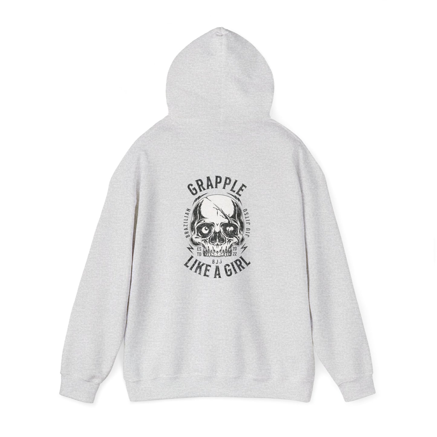 Grapple like a Girl BJJ Hoodie - Violent Little Thing/Skull Logo