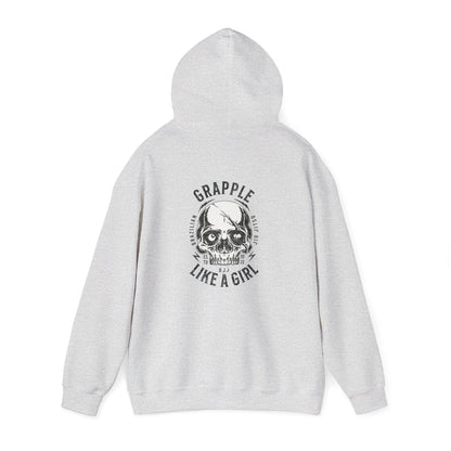 Grapple like a Girl BJJ Hoodie - Violent Little Thing/Skull Logo