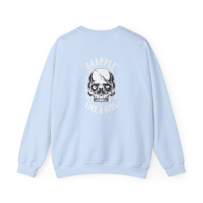BJJ Grapple like a Girl Women's Crewneck Sweater - Sorry, can't. Jiu Jitsu, bye.