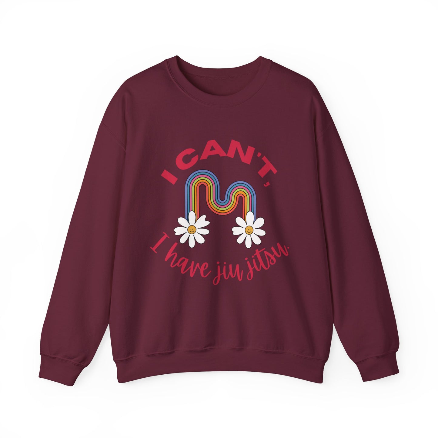 Women's BJJ I Can't, I have Jiu Jitsu Crewneck Sweater