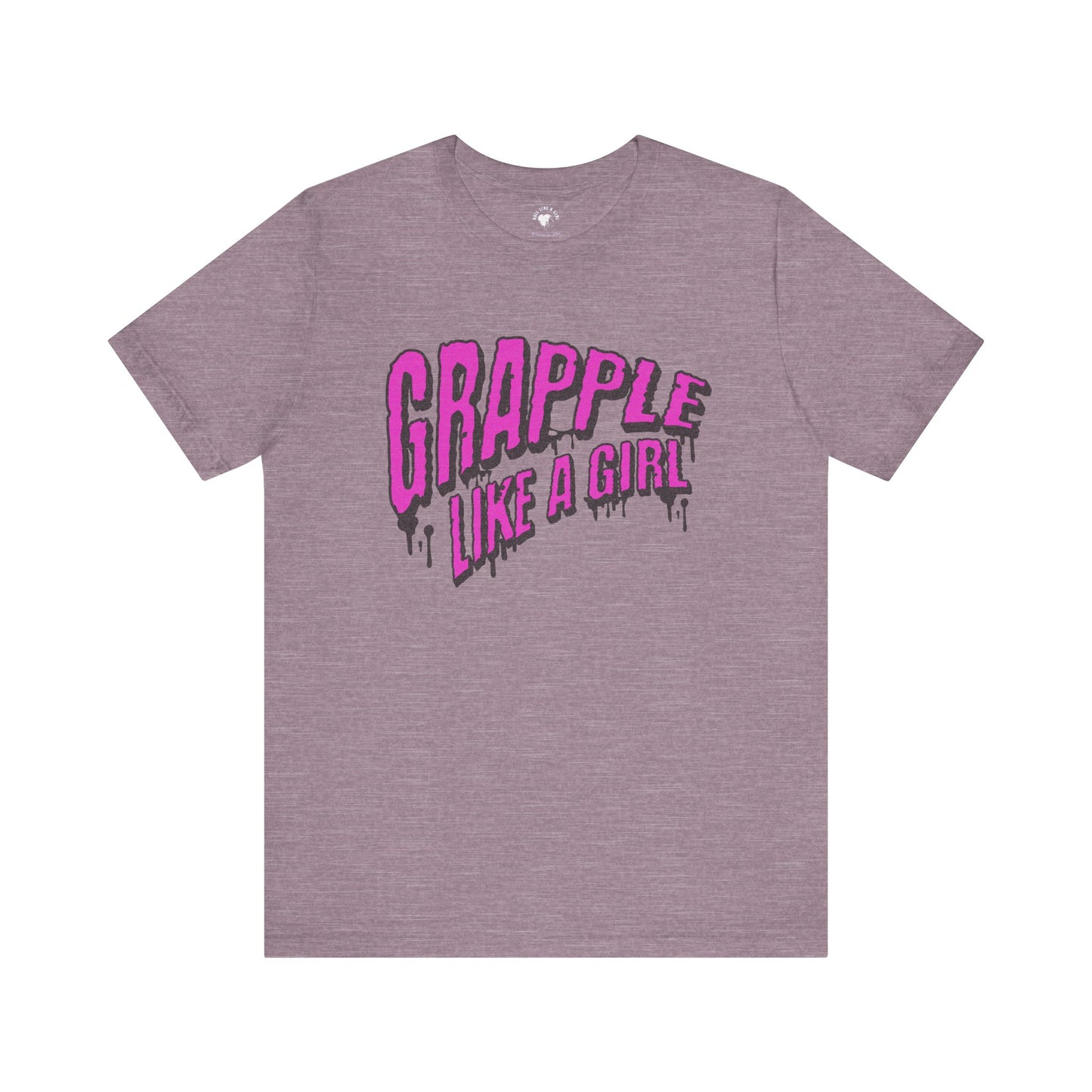 Women's Grapple like a Girl Slime Jiu Jitsu T-shirt