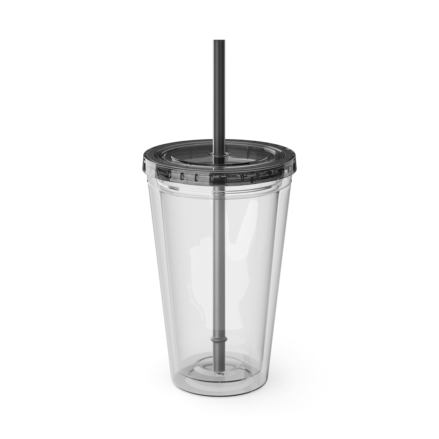 Submission Peace Sign BJJ Jiu Jitsu Acrylic Tumbler w/ Straw