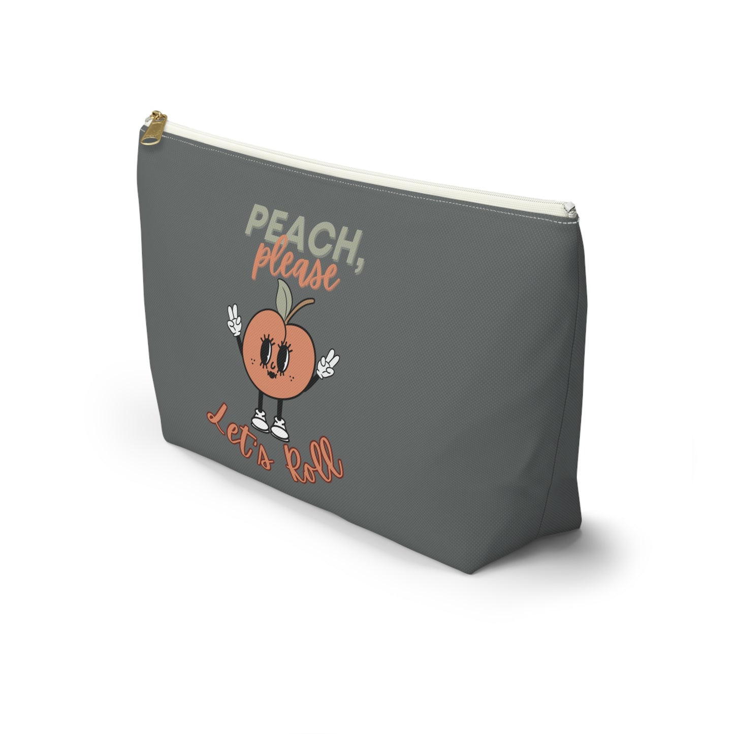 Peach, Please Let's Roll Women's BJJ Multipurpose Makeup Bag