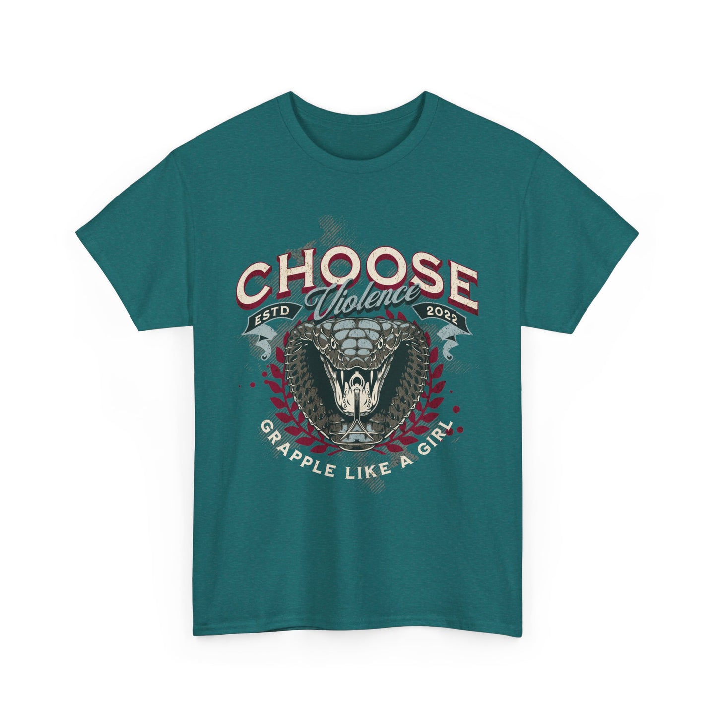 Women's Jiu Jitsu T-Shirt - Choose Violence Cobra