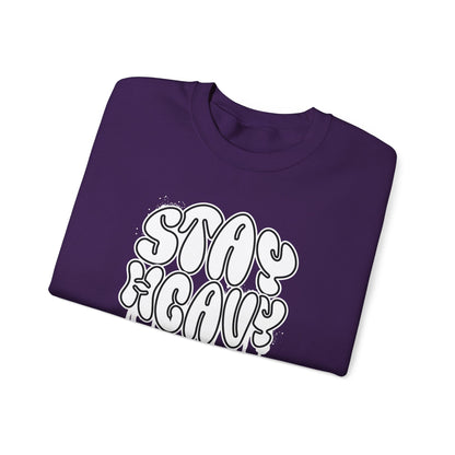 Grapple like a Girl BJJ Women's Crewneck Sweater - Stay Heavy