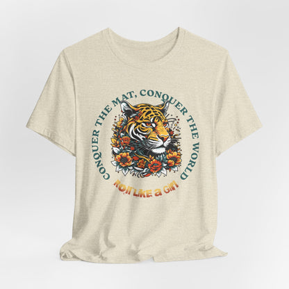 Womens BJJ Conquer to Mats Jiu Jitsu T-shirt