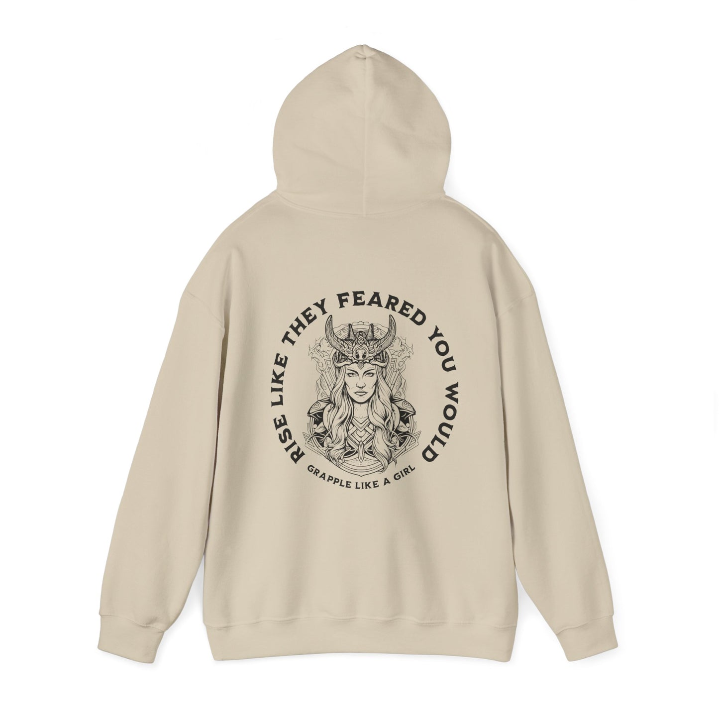 Women's BJJ Hoodie - Rise like they feared you would, Valkyrie Jiu Jitsu