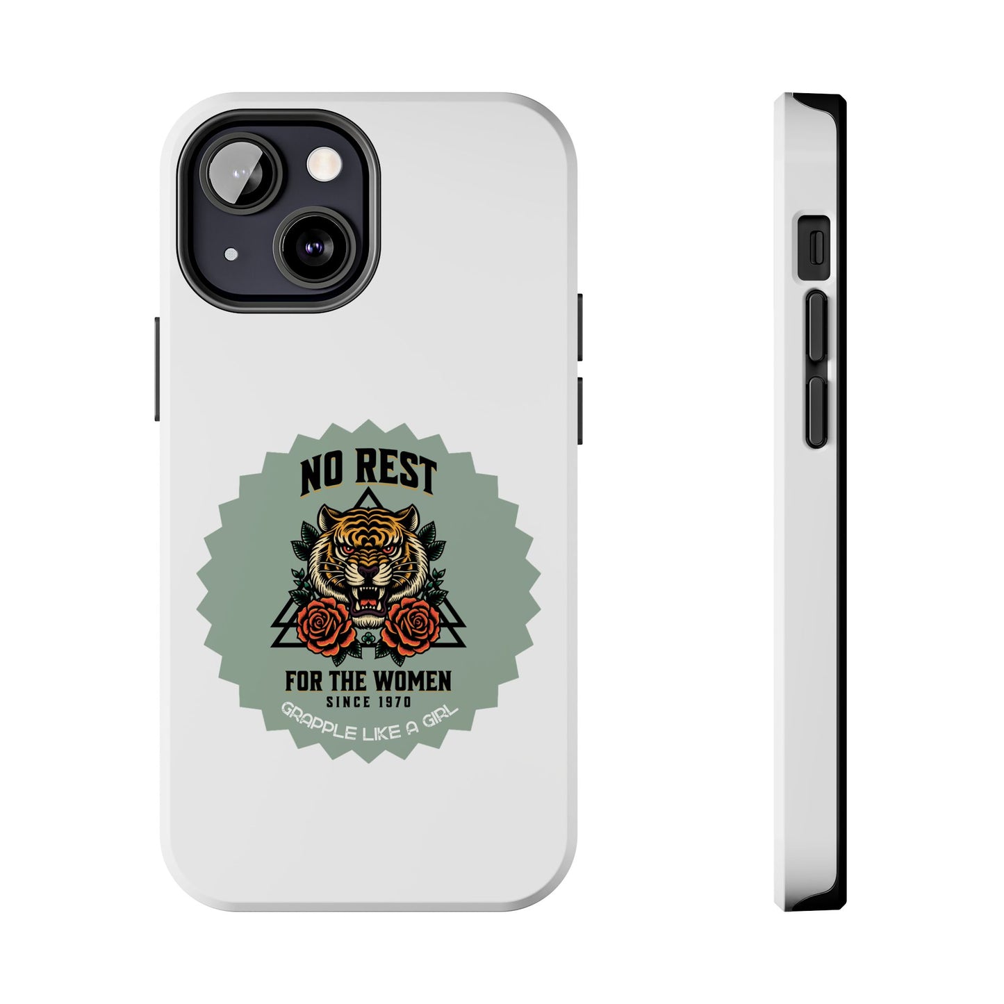 Women's BJJ No Rest for the Women Tough iPhone Cases