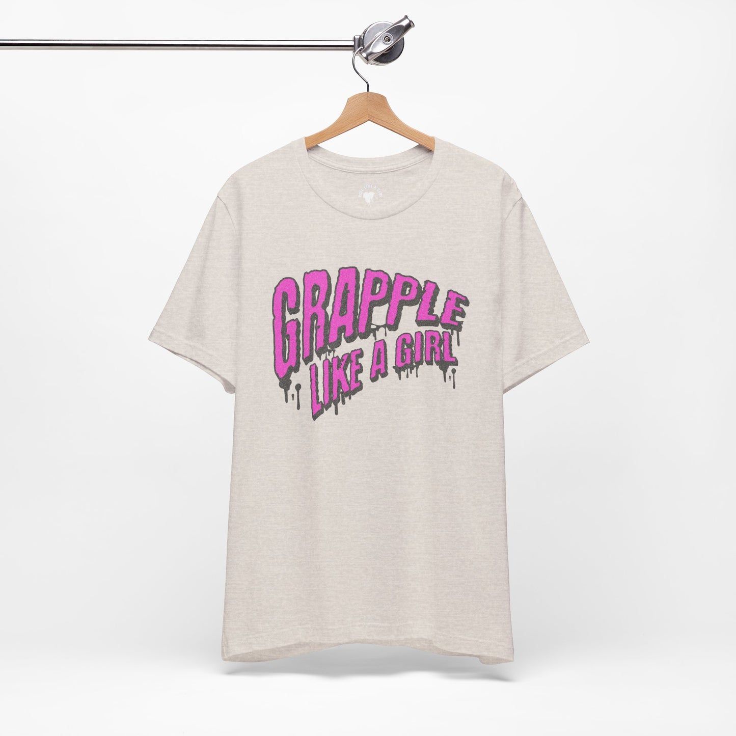 Women's Grapple like a Girl Slime Jiu Jitsu T-shirt