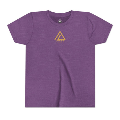 Custom Unisex Unit One T-Shirt - Youth, Gold Logo
