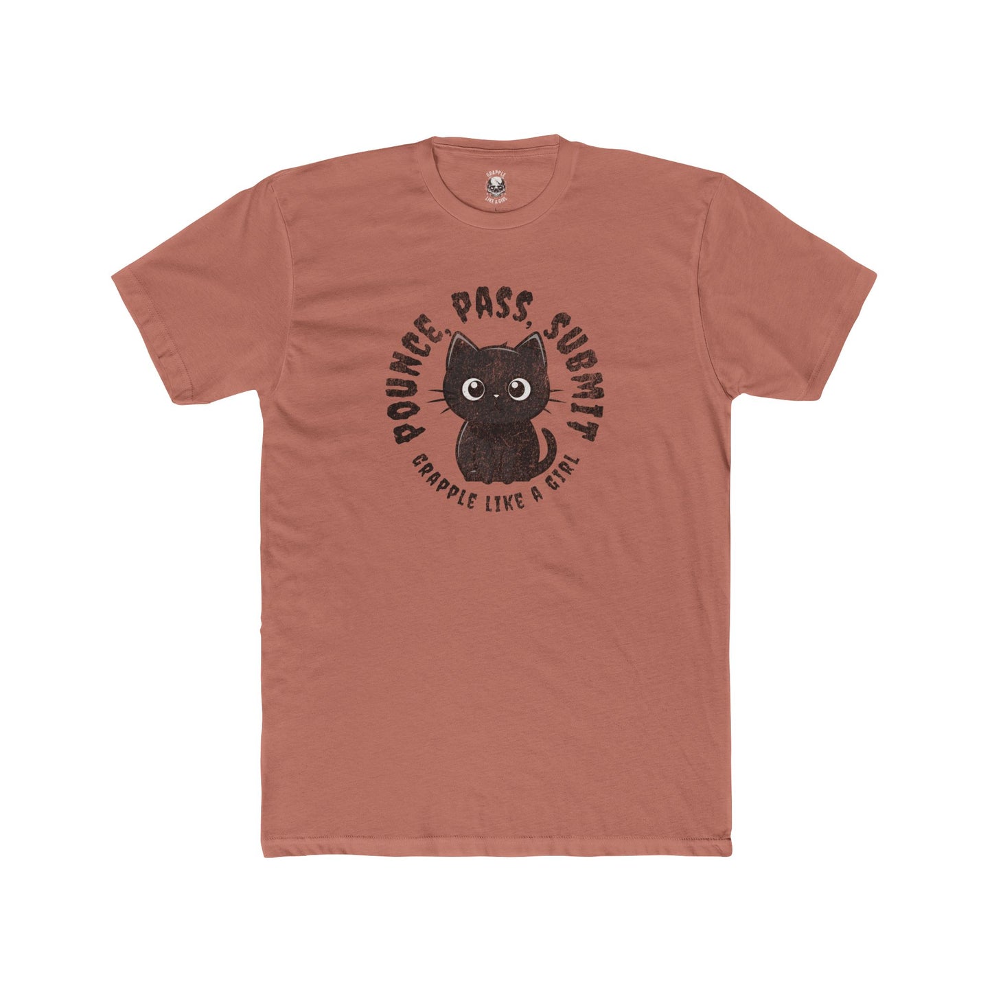 Grapple like a Girl Unisex Cotton Tee - Pounce, Pass, Submit *Limited Edition*